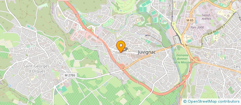 localisation de l'entreprise KARA à JUVIGNAC