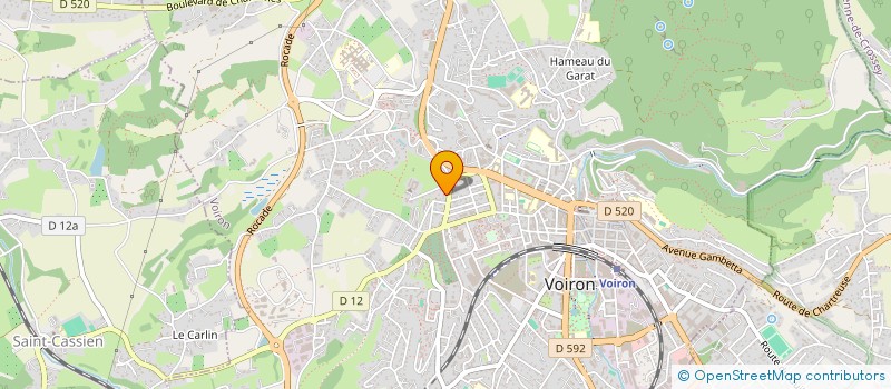 localisation de l'entreprise KARA à VOIRON