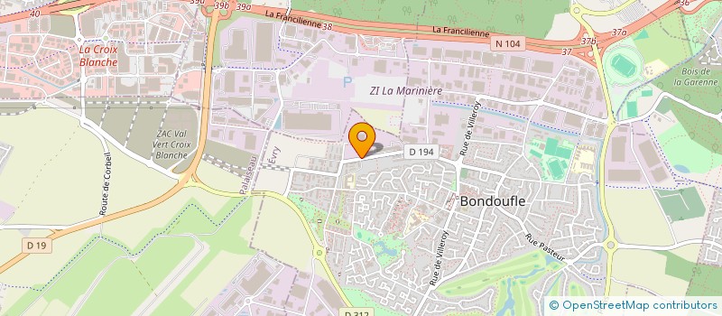 localisation de l'entreprise KARA  BONDOUFLE