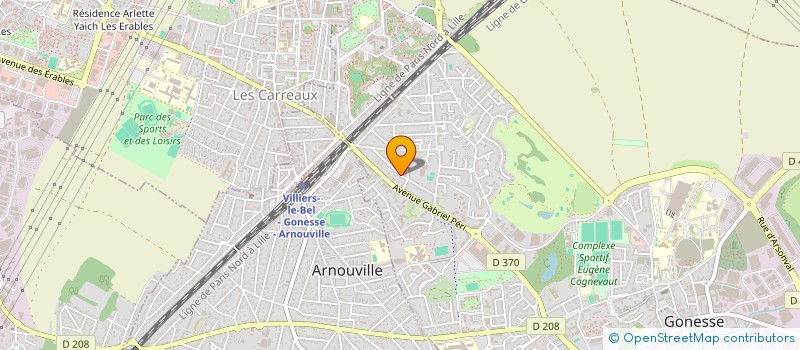 localisation de l'entreprise KARA CAB à GONESSE