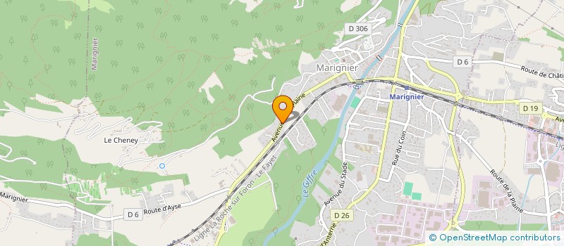 localisation de l'entreprise KARA CHARPENTE  MARIGNIER