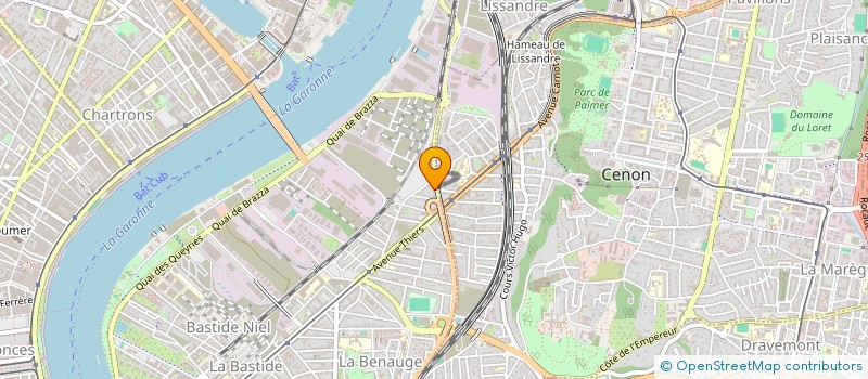 localisation de l'entreprise KARA INFORMATIQUE CONSEIL à BORDEAUX