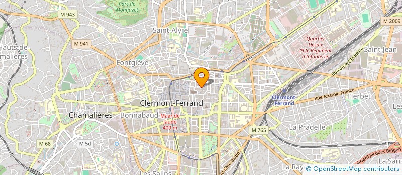 localisation de l'entreprise KARA OUVERTURE GIVORS à CLERMONT-FERRAND