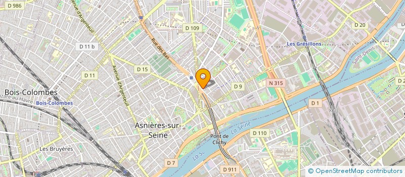 localisation de l'entreprise KARA PRODUCTION à GENNEVILLIERS