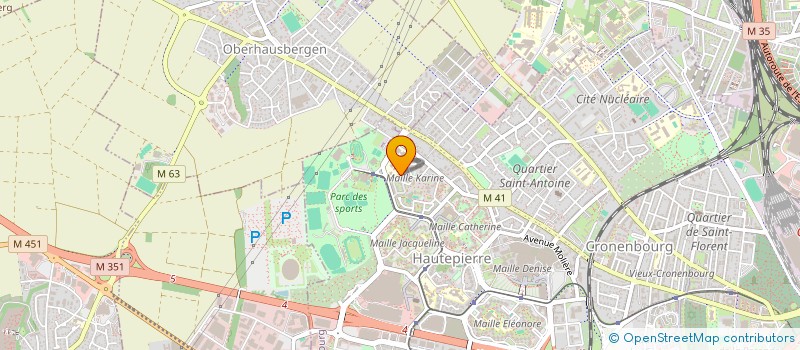 localisation de l'entreprise KARA SARL à STRASBOURG