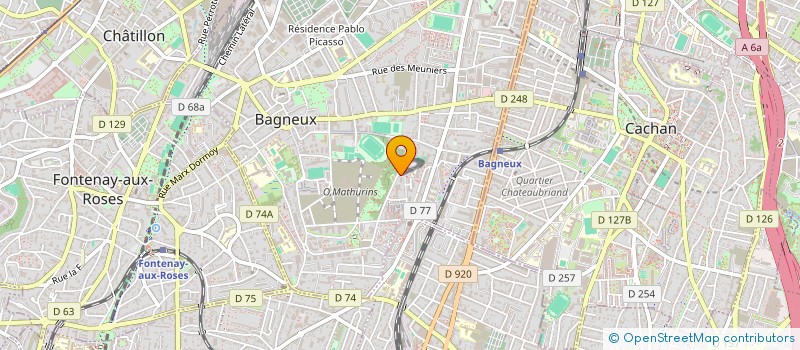 localisation de l'entreprise KARA-SEKA  BAGNEUX