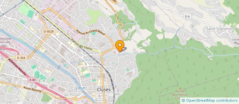 localisation de l'entreprise KARA-TP  CLUSES