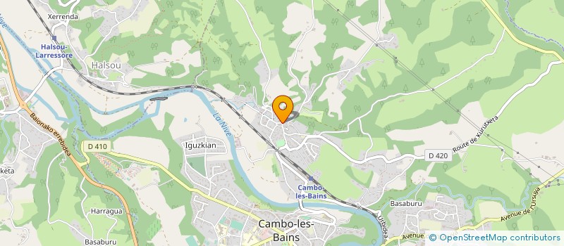 localisation de l'entreprise KARABAN'ART  CAMBO-LES-BAINS