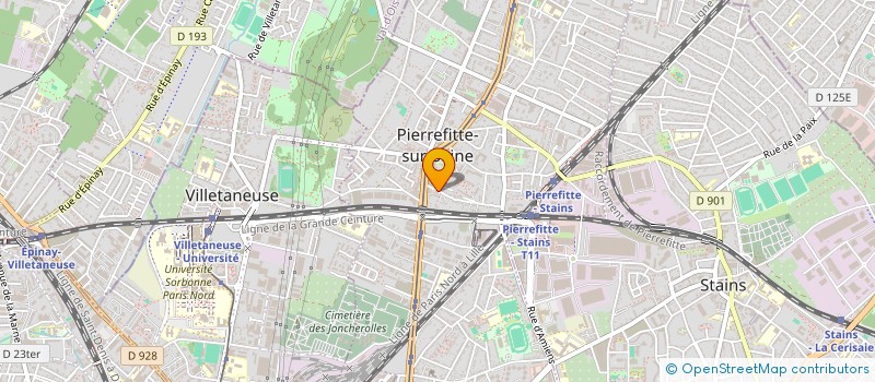 localisation de l'entreprise KARABAT à PIERREFITTE SUR SEINE