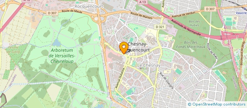 localisation de l'entreprise KARAC  LE CHESNAY-ROCQUENCOURT