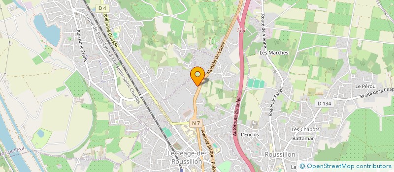 localisation de l'entreprise KARACA HOMES  LE PEAGE-DE-ROUSSILLON