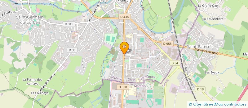 localisation de l'entreprise KARACOR à ALENCON