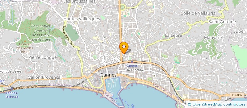 localisation de l'entreprise KARACTERE LE SHOW ROOM à CANNES
