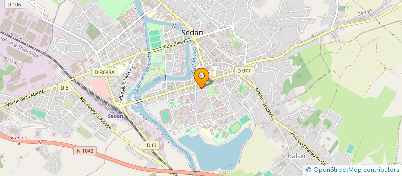 localisation de l'entreprise KARADENIZ à SEDAN
