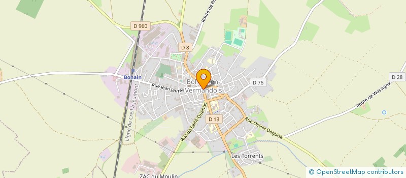 localisation de l'entreprise KARADENIZ à BOHAIN-EN-VERMANDOIS