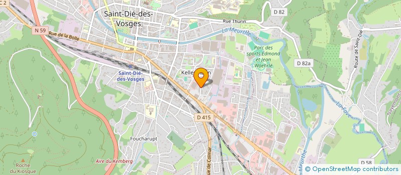 localisation de l'entreprise KARADENIZ BAT à SAINT-DIE-DES-VOSGES