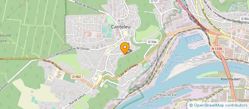 localisation de l'entreprise KARADENIZ MENUISERIE à CANTELEU