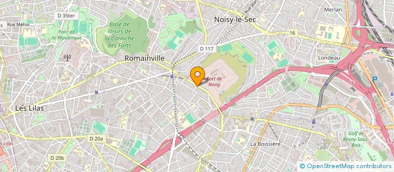 localisation de l'entreprise KARADEO CONSULTING à ROMAINVILLE