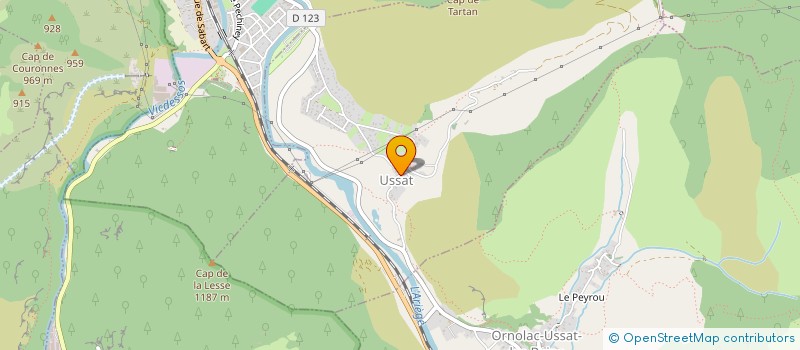 localisation de l'entreprise KARADOC à ORNOLAC-USSAT-LES-BAINS