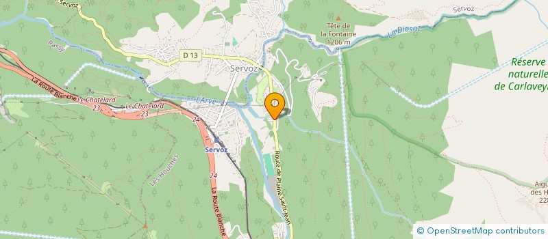 localisation de l'entreprise KARADOC  LES HOUCHES