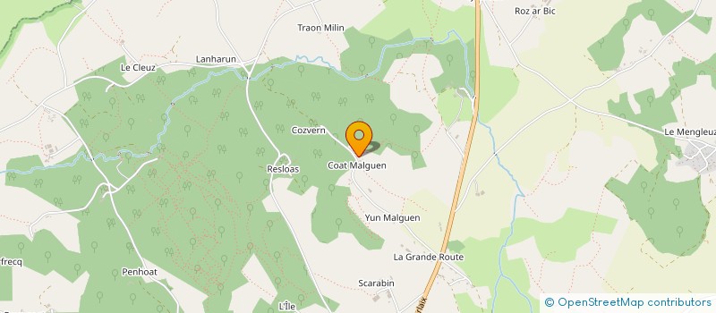 localisation de l'entreprise KARADOC  PLOUNEOUR-MENEZ