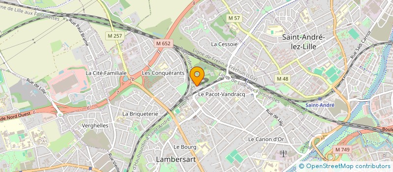 localisation de l'entreprise KARAIB KLIMAT  LAMBERSART