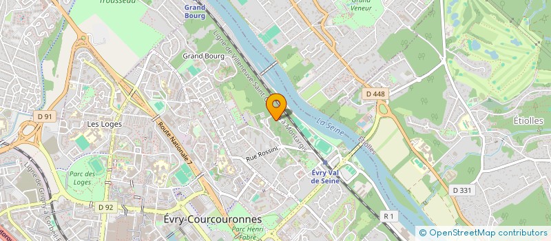 localisation de l'entreprise KARAIBE MOUV  EVRY-COURCOURONNES