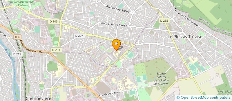 localisation de l'entreprise KARAIBES FRET INTERNATIONAL à CHAMPIGNY-SUR-MARNE