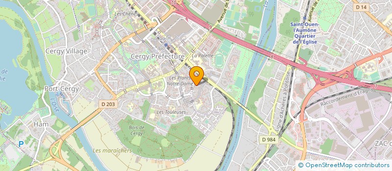 localisation de l'entreprise KARAISONE à PONTOISE