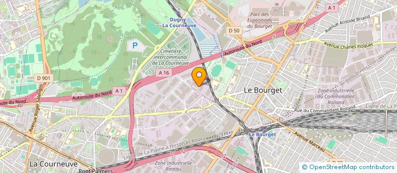 localisation de l'entreprise KARAK à LE BOURGET