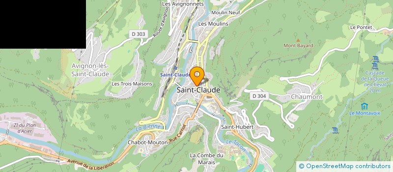 localisation de l'entreprise KARAKOC  SAINT-CLAUDE