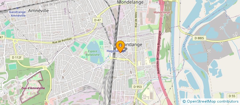 localisation de l'entreprise KARALEX à HAGONDANGE