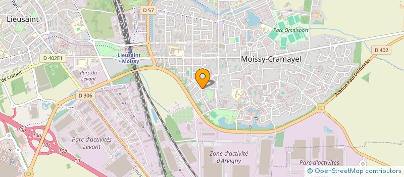 localisation de l'entreprise KARAM à MOISSY-CRAMAYEL