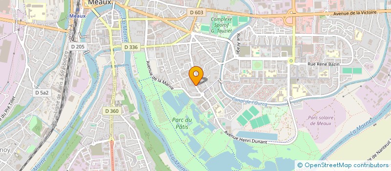 localisation de l'entreprise KARAM à MEAUX