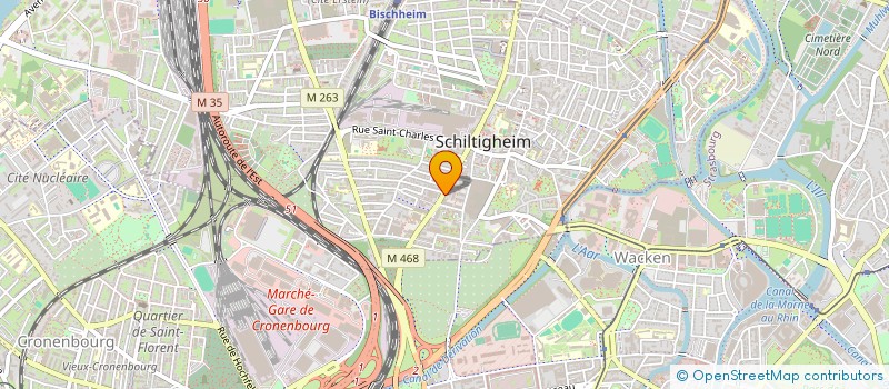 localisation de l'entreprise KARAM & CO 67  SCHILTIGHEIM