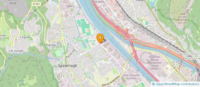 localisation de l'entreprise KARAM INVEST à SEYSSINET-PARISET