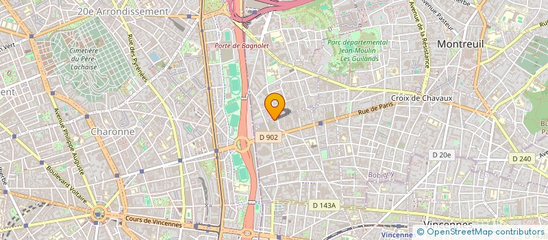 localisation de l'entreprise KARAMA BATIMENT à MONTREUIL