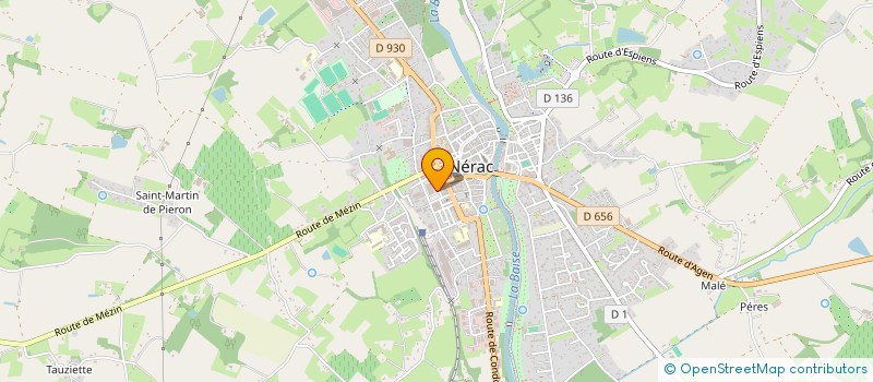 localisation de l'entreprise KARAMAC à NERAC