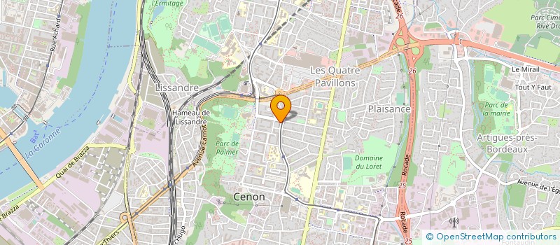 localisation de l'entreprise KARAMAN à CENON