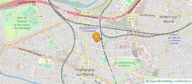 localisation de l'entreprise KARAMANE A VOTRE SERVICE à CHAMPIGNY-SUR-MARNE