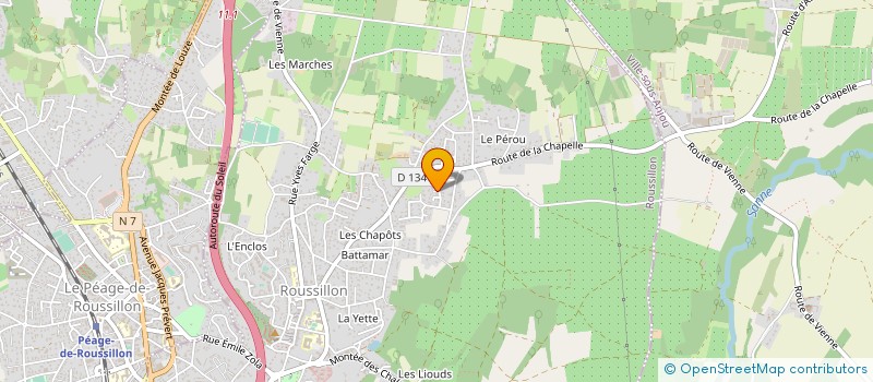 localisation de l'entreprise KARAMANLI à ROUSSILLON