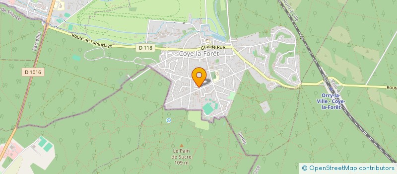 localisation de l'entreprise KARAMBA YOUSSOU SECURITE SURVEILLANCE  COYE-LA-FORET