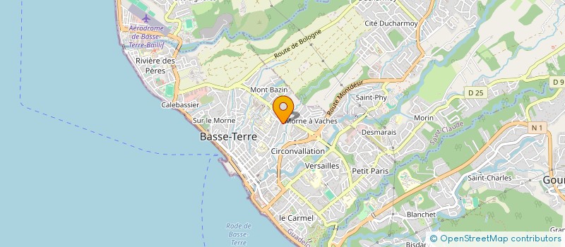 localisation de l'entreprise KARAMBOLIER 2022 à BASSE-TERRE