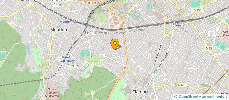 localisation de l'entreprise KARAMEL & CHOCOLAT à CLAMART