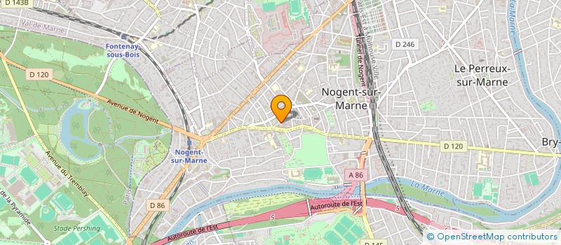 localisation de l'entreprise KARAMELA à NOGENT-SUR-MARNE