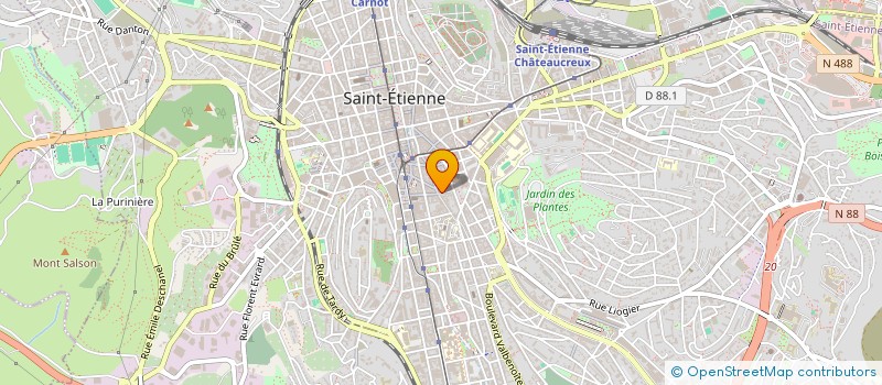 localisation de l'entreprise KARAMELO  SAINT-ETIENNE