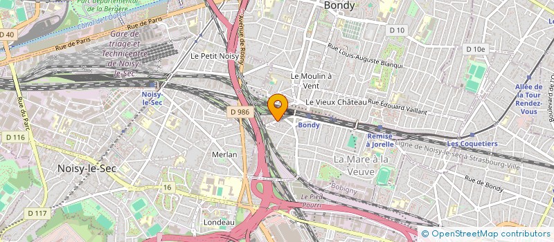 localisation de l'entreprise KARAMOKO-KAKESA  BONDY