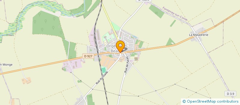 localisation de l'entreprise KARAN à ORGERES-EN-BEAUCE