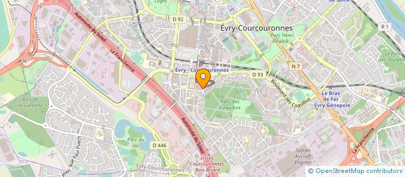 localisation de l'entreprise KARAN'S SARL à EVRY-COURCOURONNES