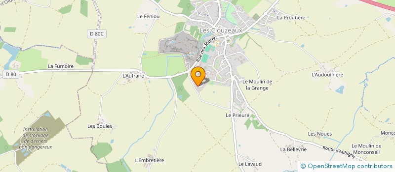 localisation de l'entreprise KARANE  AUBIGNY-LES CLOUZEAUX